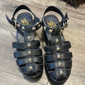 YRU sandals never worn except by previous owner